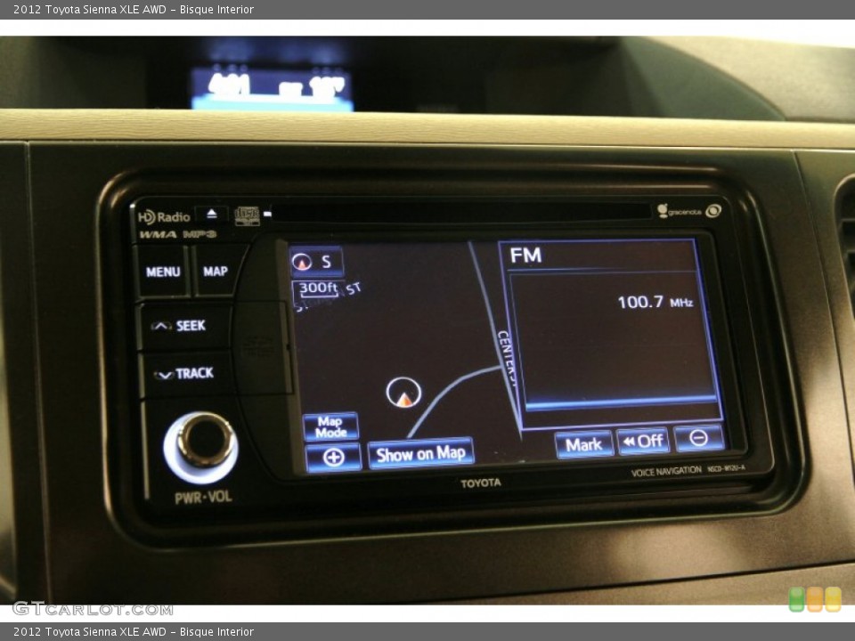 Bisque Interior Navigation for the 2012 Toyota Sienna XLE AWD #100577405