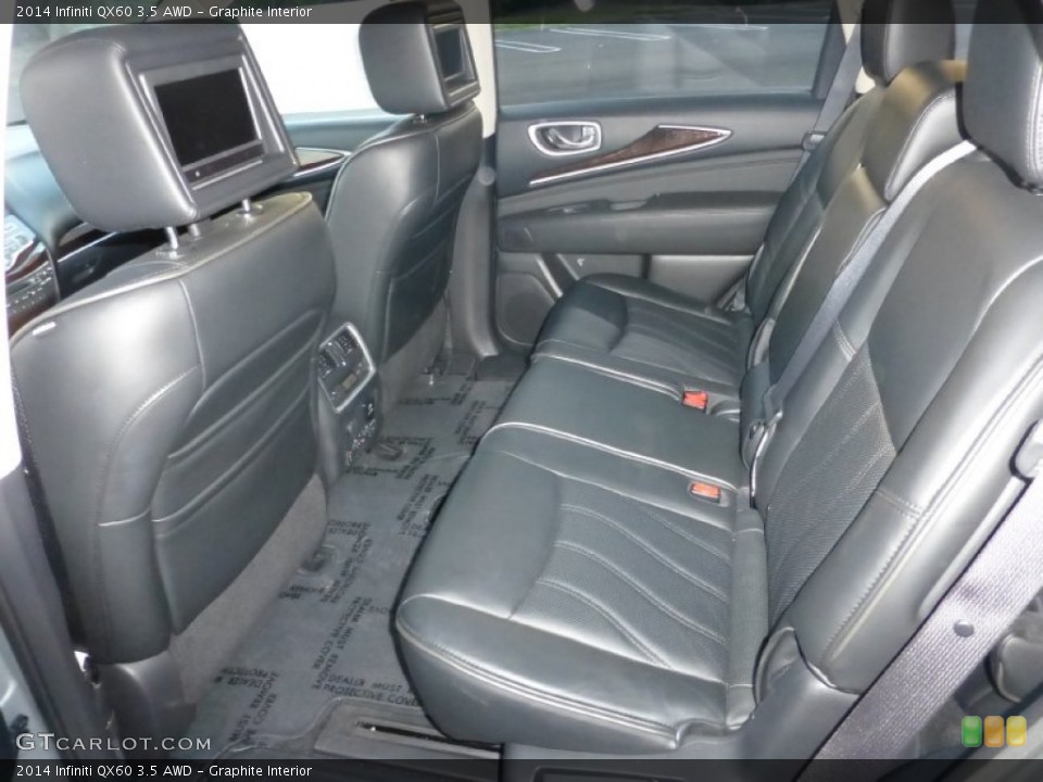 Graphite Interior Rear Seat for the 2014 Infiniti QX60 3.5 AWD #100586165