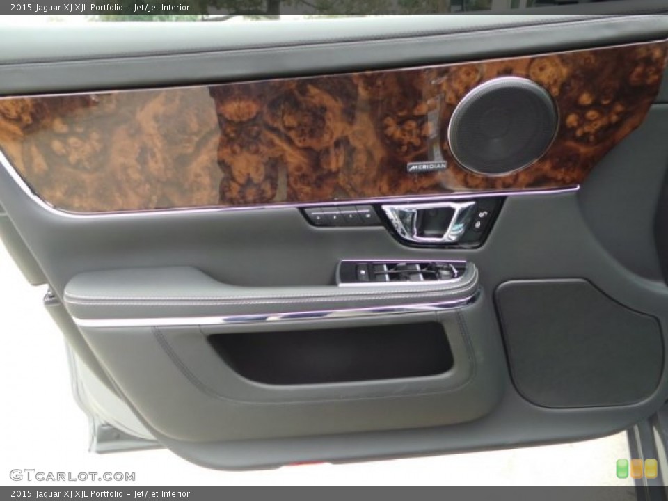 Jet/Jet Interior Door Panel for the 2015 Jaguar XJ XJL Portfolio #100586552