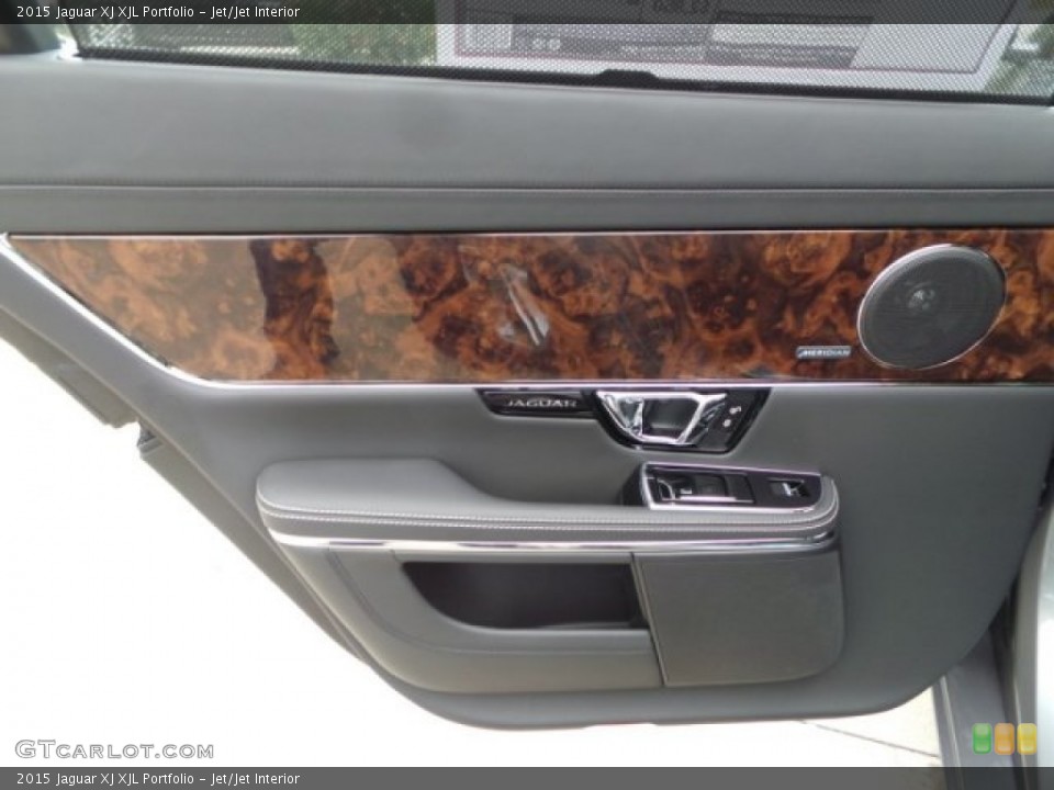 Jet/Jet Interior Door Panel for the 2015 Jaguar XJ XJL Portfolio #100586762