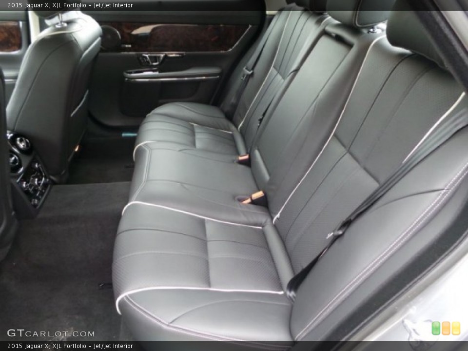 Jet/Jet Interior Rear Seat for the 2015 Jaguar XJ XJL Portfolio #100586795