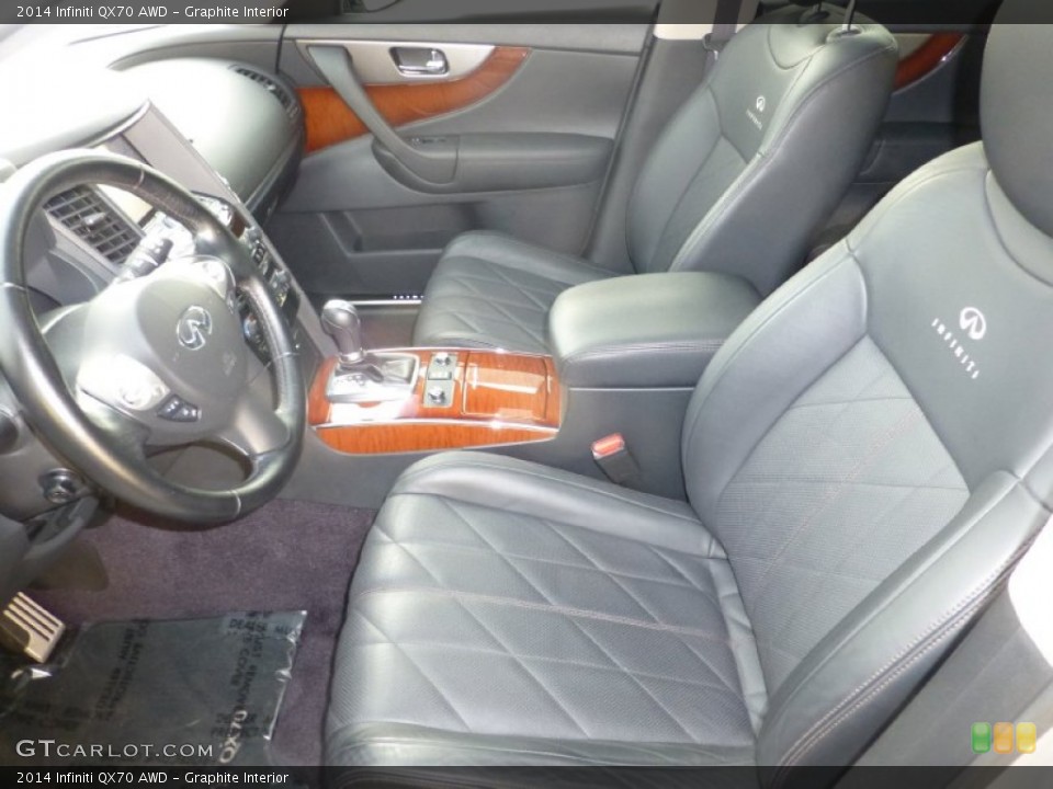 Graphite Interior Photo for the 2014 Infiniti QX70 AWD #100587563