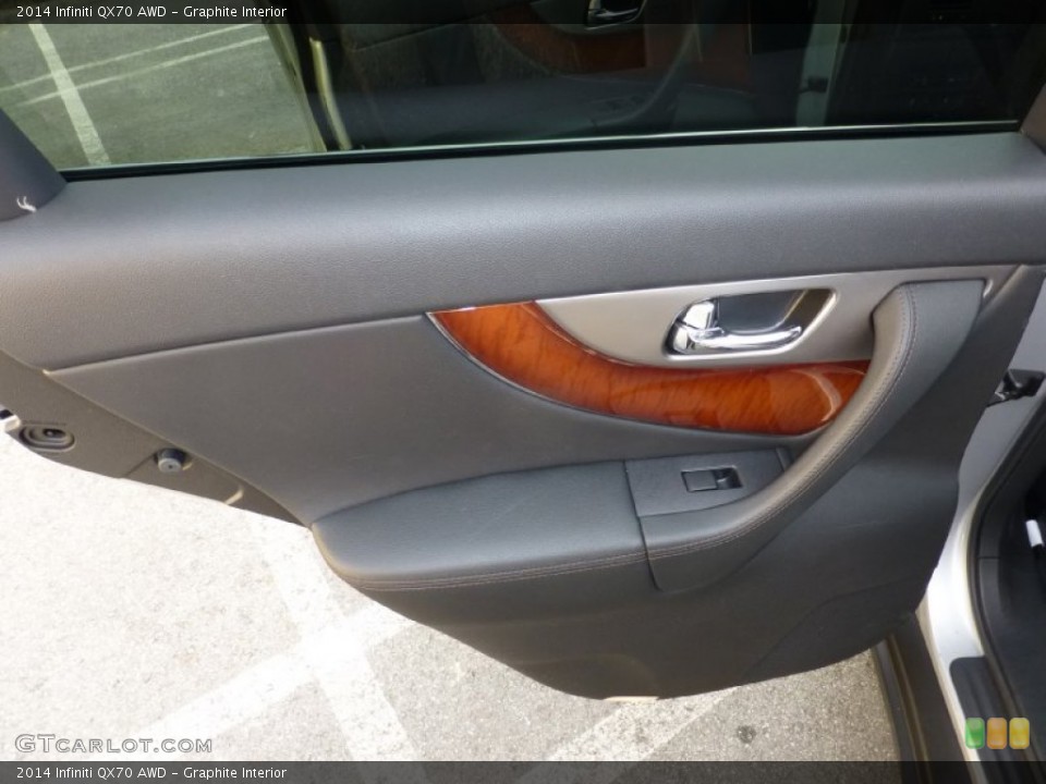 Graphite Interior Door Panel for the 2014 Infiniti QX70 AWD #100587869