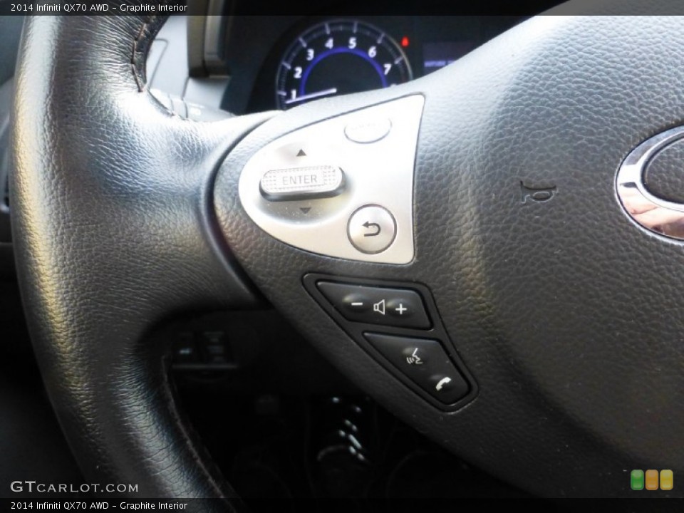 Graphite Interior Controls for the 2014 Infiniti QX70 AWD #100588034