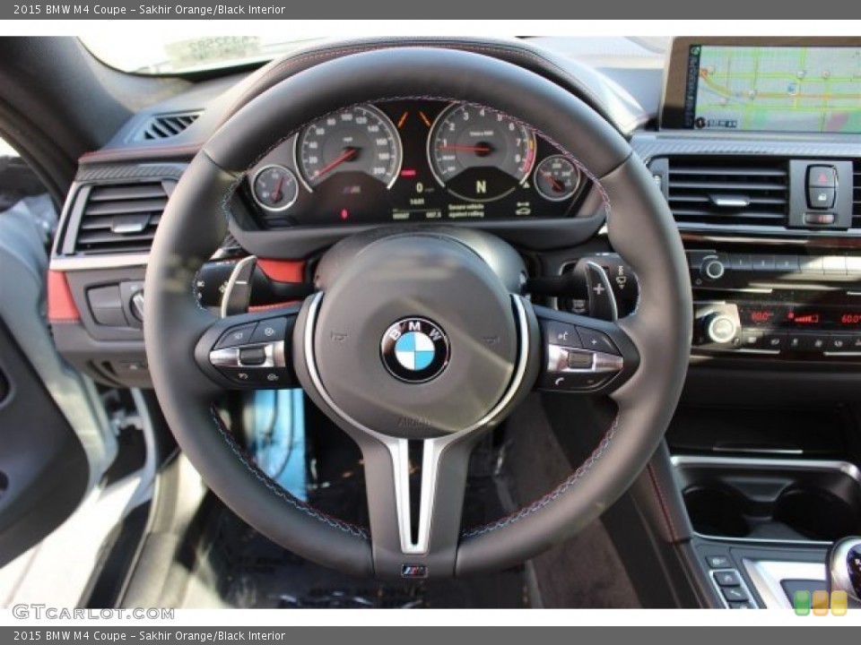 Sakhir Orange/Black Interior Steering Wheel for the 2015 BMW M4 Coupe #100590002