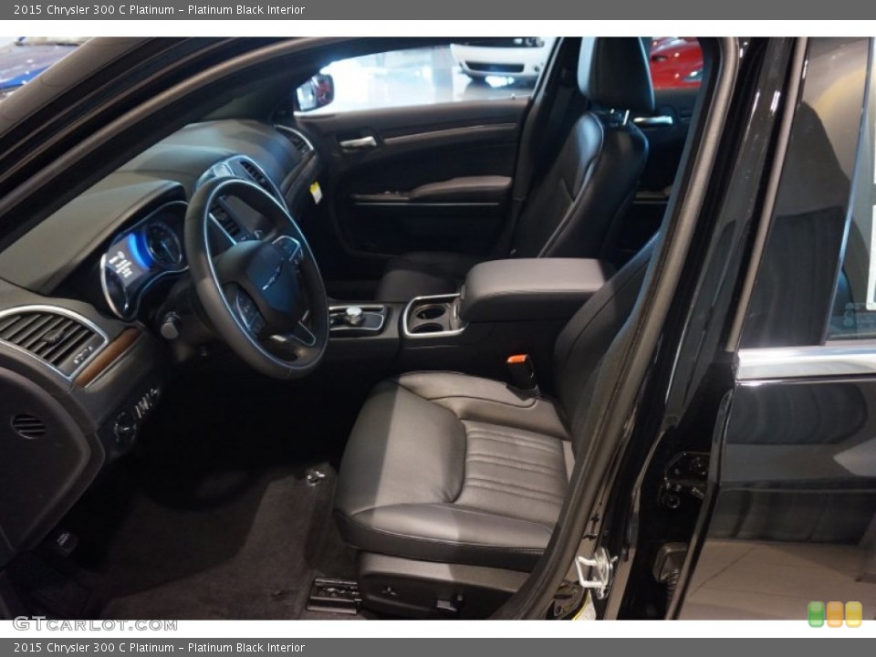 Platinum Black 2015 Chrysler 300 Interiors