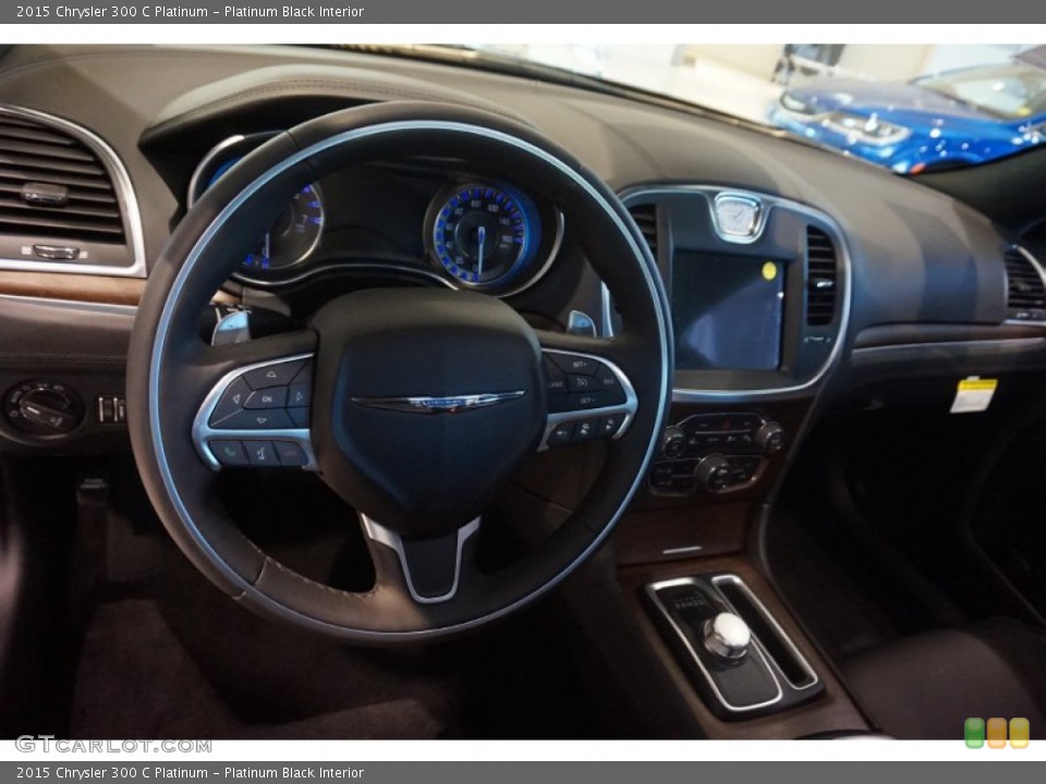 Platinum Black Interior Steering Wheel for the 2015 Chrysler 300 C Platinum #100595978