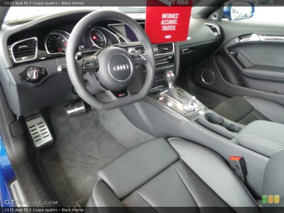 Black Interior Prime Interior for the 2015 Audi RS 5 Coupe quattro #100597778