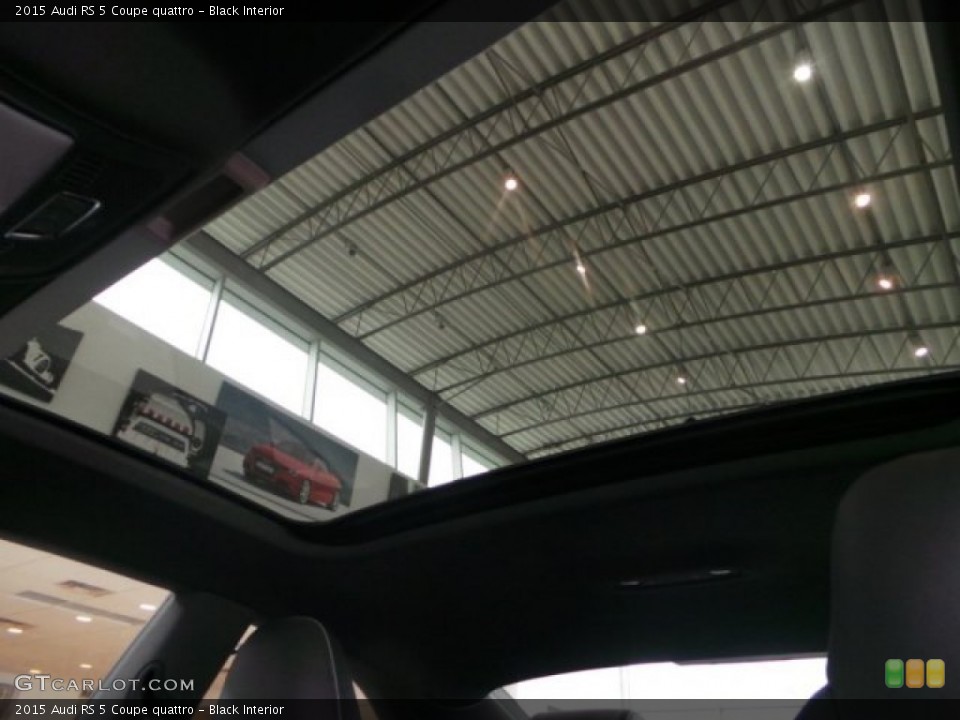 Black Interior Sunroof for the 2015 Audi RS 5 Coupe quattro #100597886