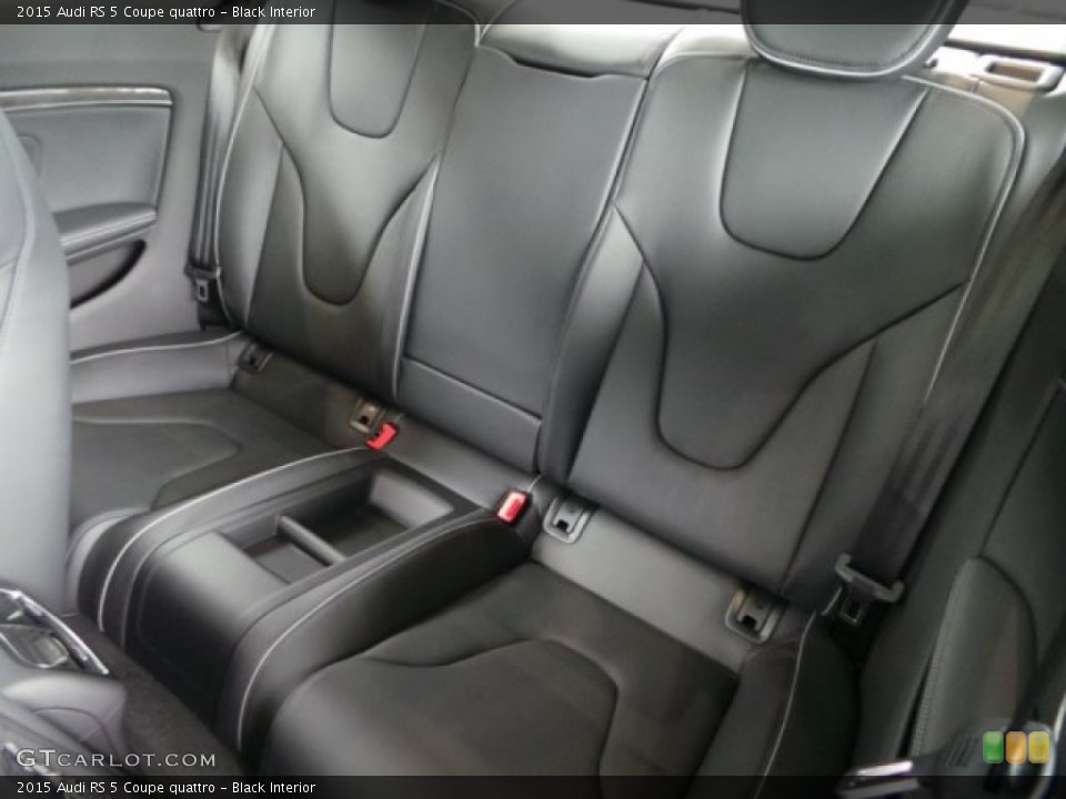 Black Interior Rear Seat for the 2015 Audi RS 5 Coupe quattro #100597997