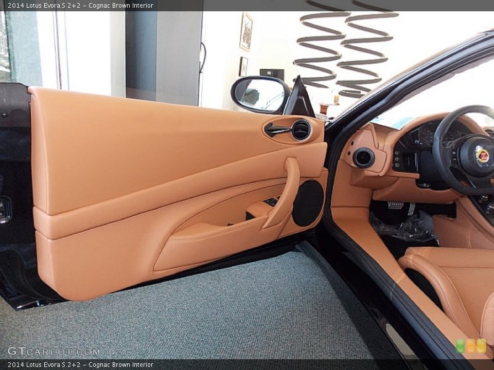 Cognac Brown Interior Door Panel for the 2014 Lotus Evora S 2+2 #100598630