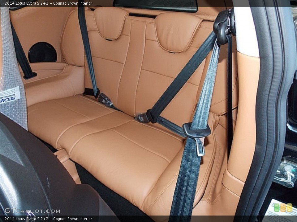 Cognac Brown Interior Rear Seat for the 2014 Lotus Evora S 2+2 #100598747