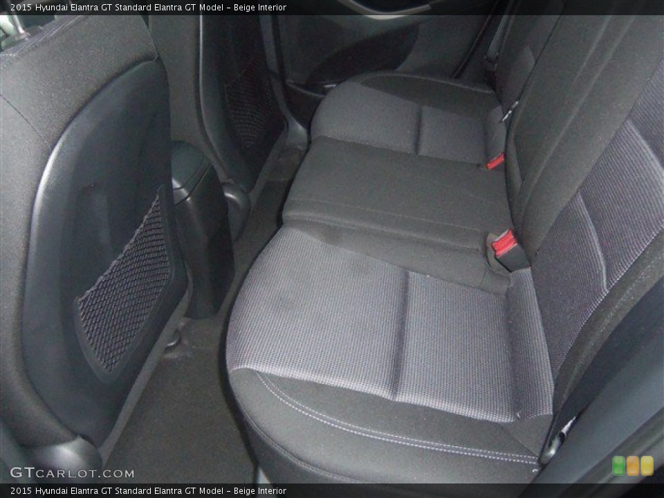 Beige Interior Rear Seat for the 2015 Hyundai Elantra GT  #100598939