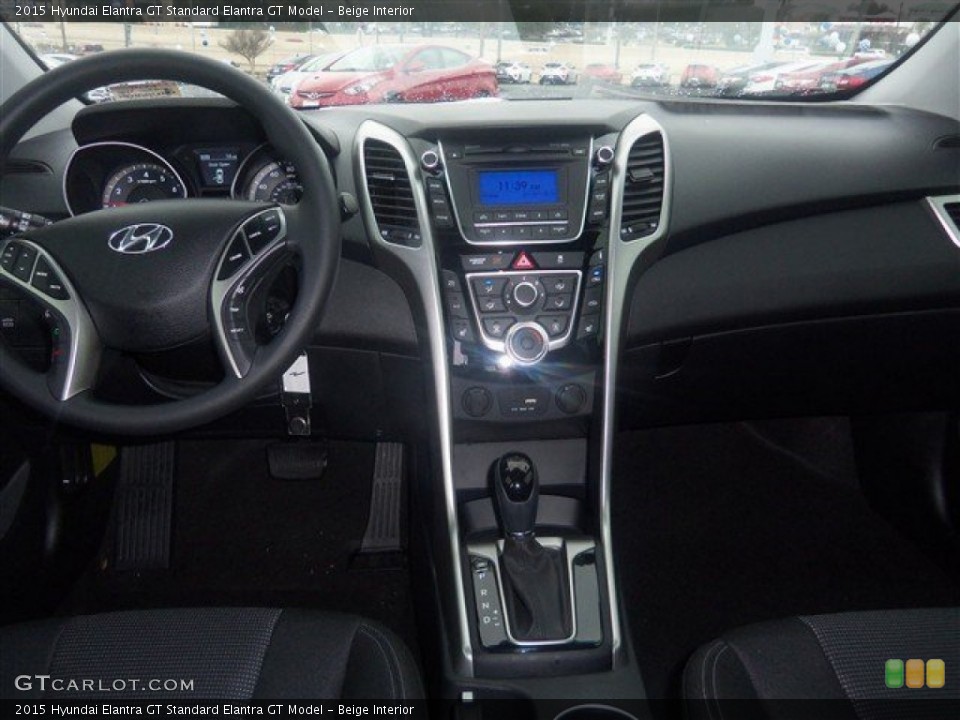Beige Interior Dashboard for the 2015 Hyundai Elantra GT  #100598960