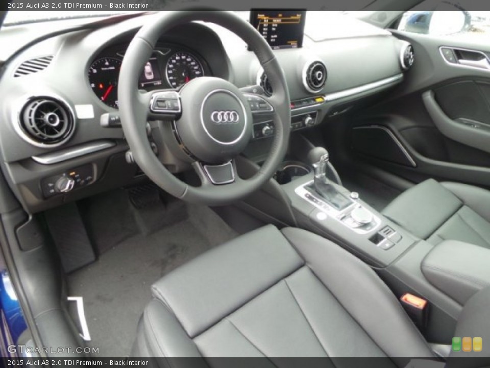 Black Interior Prime Interior for the 2015 Audi A3 2.0 TDI Premium #100603295