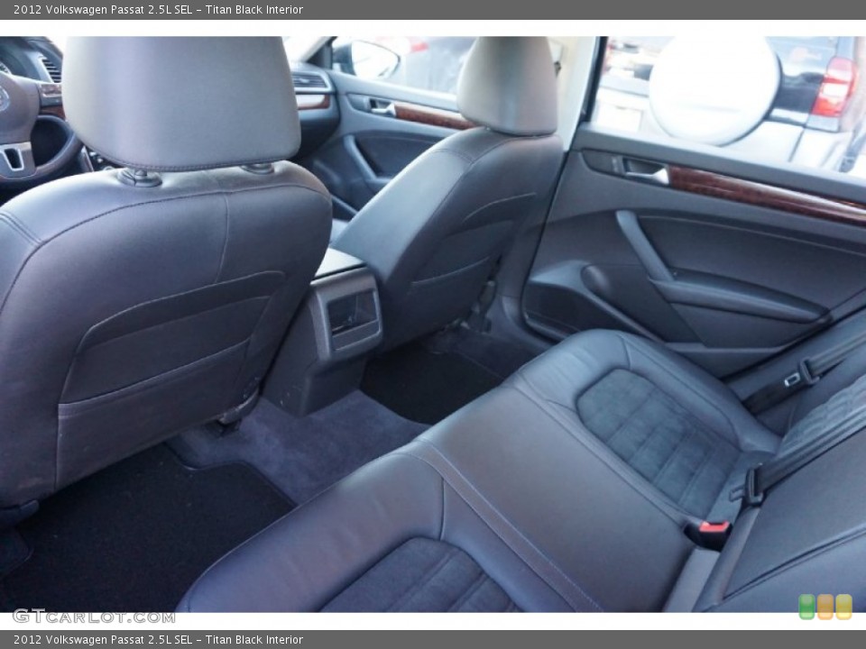 Titan Black Interior Rear Seat for the 2012 Volkswagen Passat 2.5L SEL #100610368
