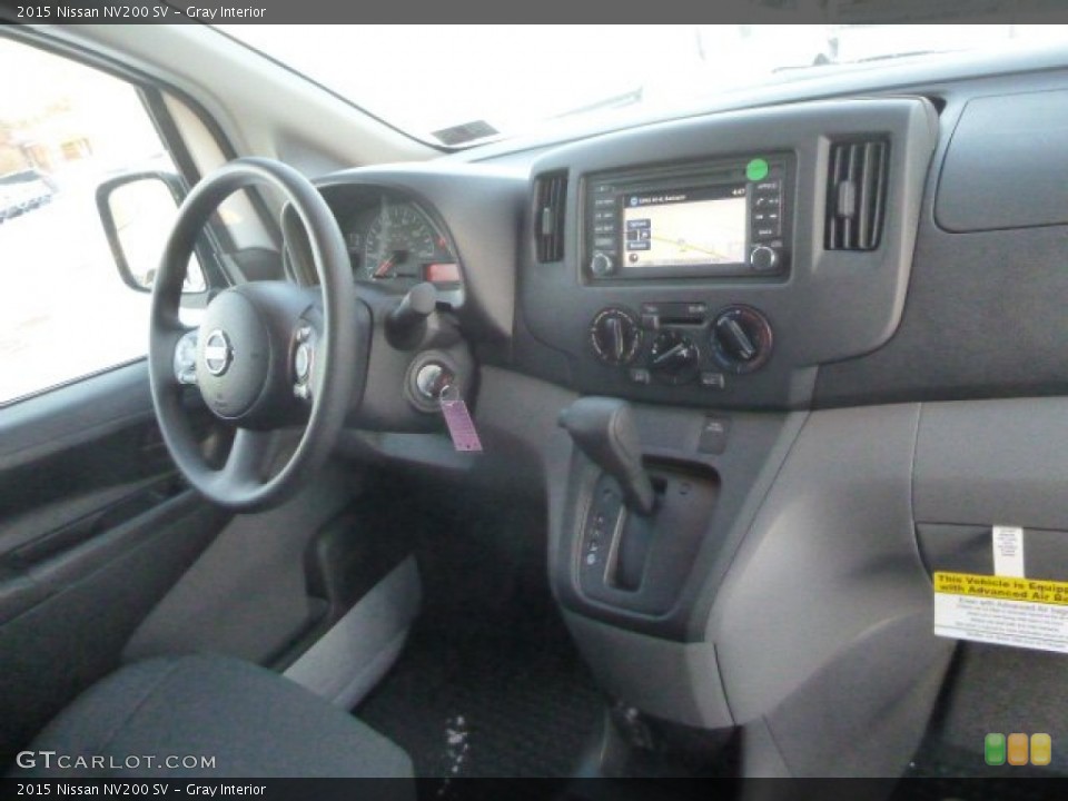 Gray Interior Dashboard for the 2015 Nissan NV200 SV #100613703