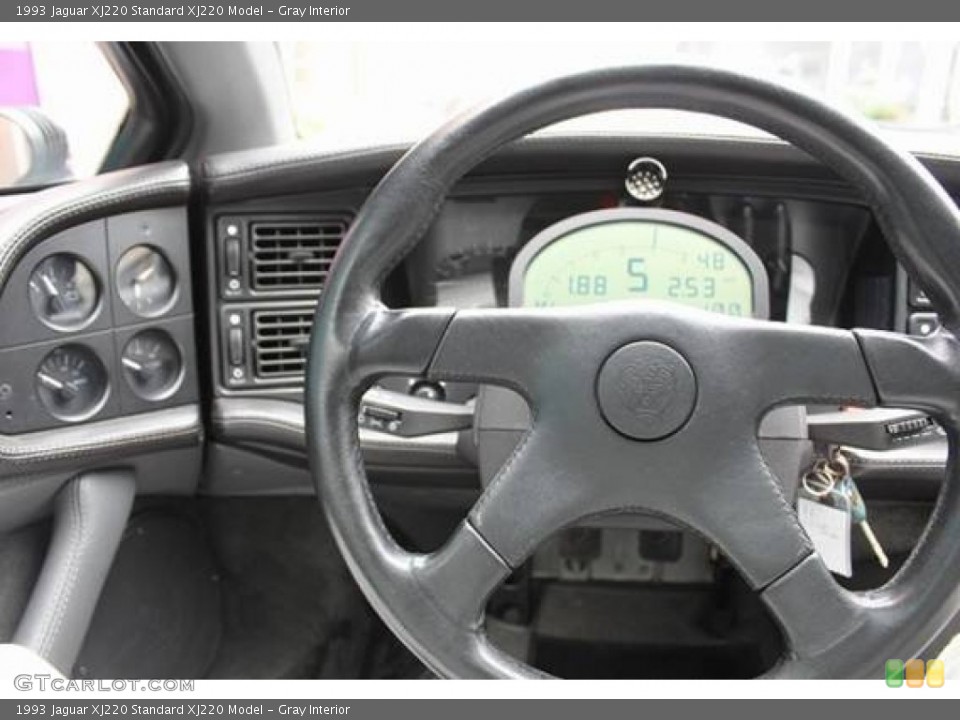 Gray Interior Steering Wheel for the 1993 Jaguar XJ220  #100620118