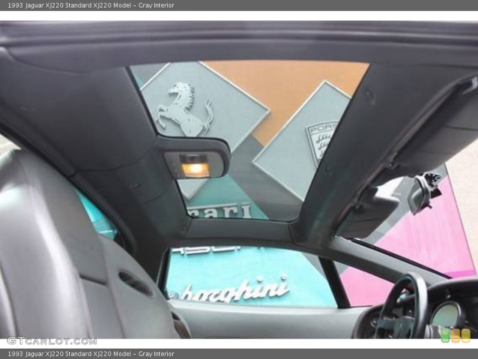 Gray Interior Sunroof for the 1993 Jaguar XJ220  #100620229