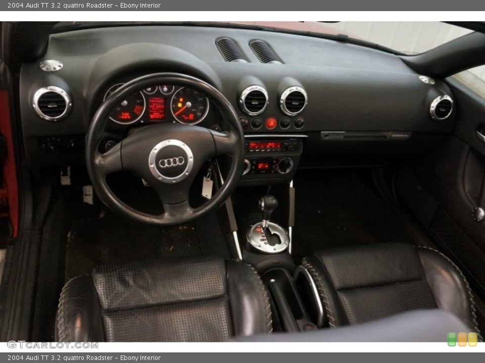 Ebony Interior Photo for the 2004 Audi TT 3.2 quattro Roadster #100635946