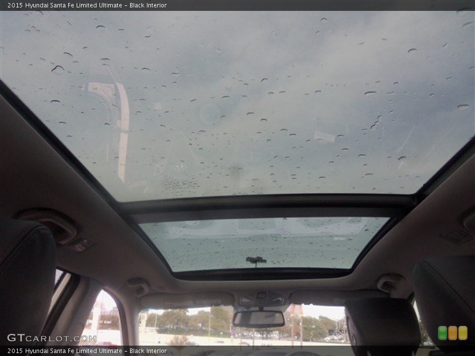 Black Interior Sunroof for the 2015 Hyundai Santa Fe Limited Ultimate #100638458
