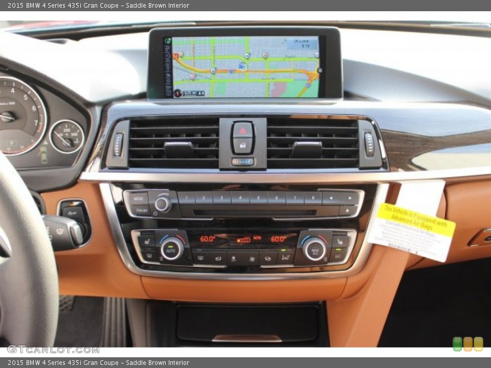 Saddle Brown Interior Controls for the 2015 BMW 4 Series 435i Gran Coupe #100639958