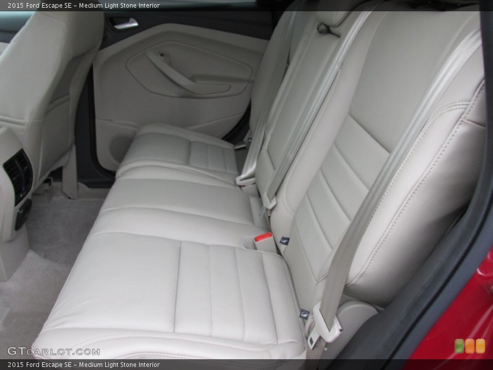 Medium Light Stone Interior Rear Seat for the 2015 Ford Escape SE #100646081