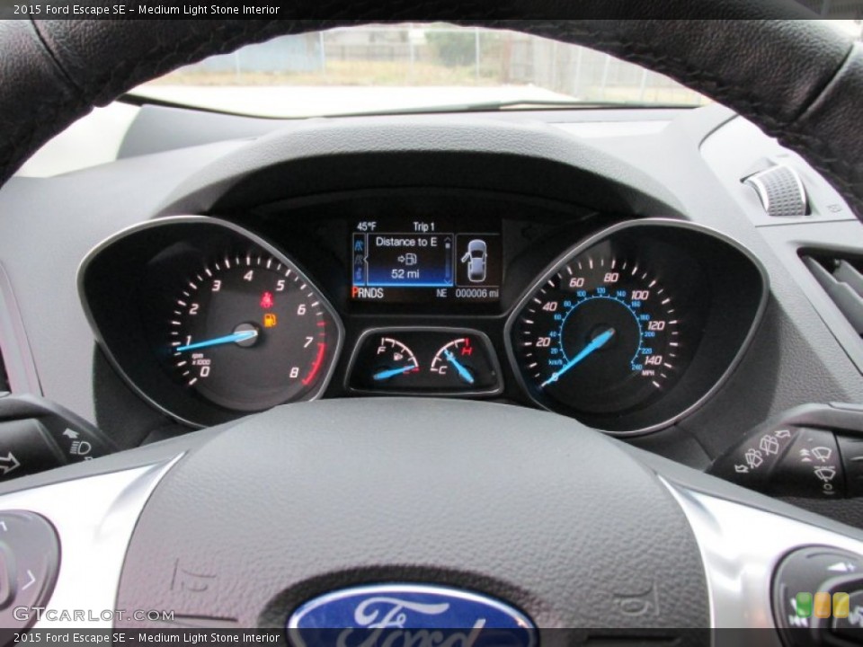 Medium Light Stone Interior Gauges for the 2015 Ford Escape SE #100646363