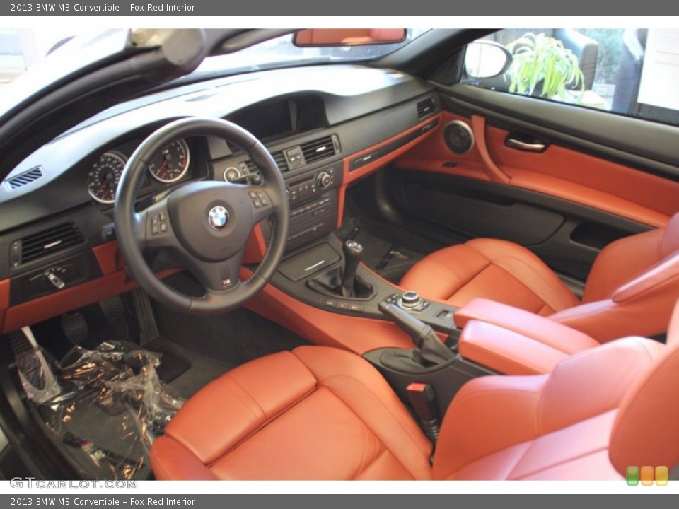 Fox Red 2013 BMW M3 Interiors