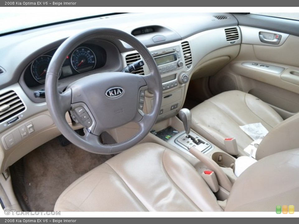 Beige Interior Photo for the 2008 Kia Optima EX V6 #100649762