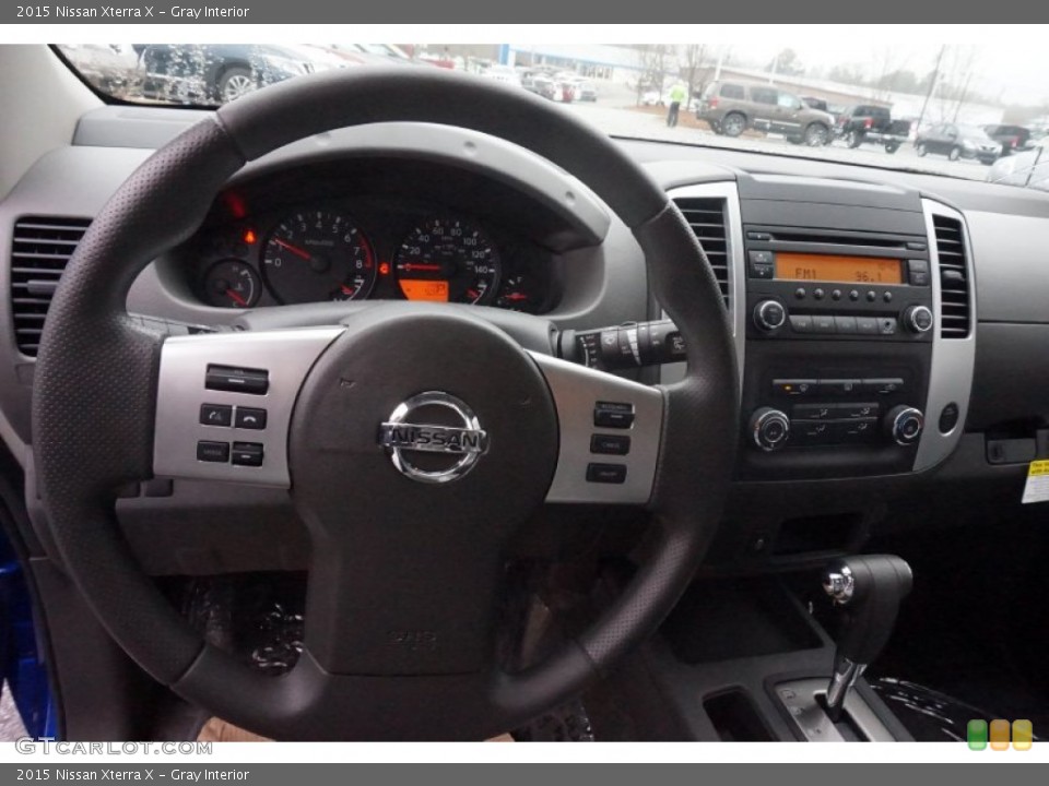 Gray Interior Steering Wheel for the 2015 Nissan Xterra X #100651994