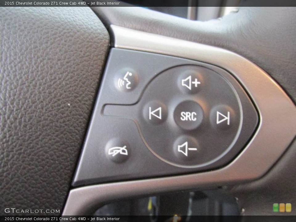 Jet Black Interior Controls for the 2015 Chevrolet Colorado Z71 Crew Cab 4WD #100652030