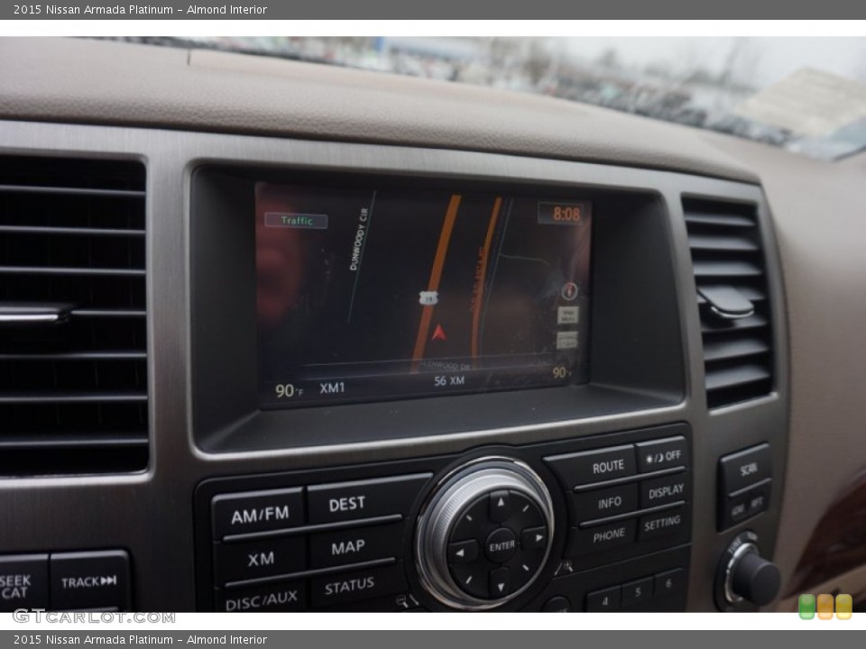 Almond Interior Navigation for the 2015 Nissan Armada Platinum #100654142
