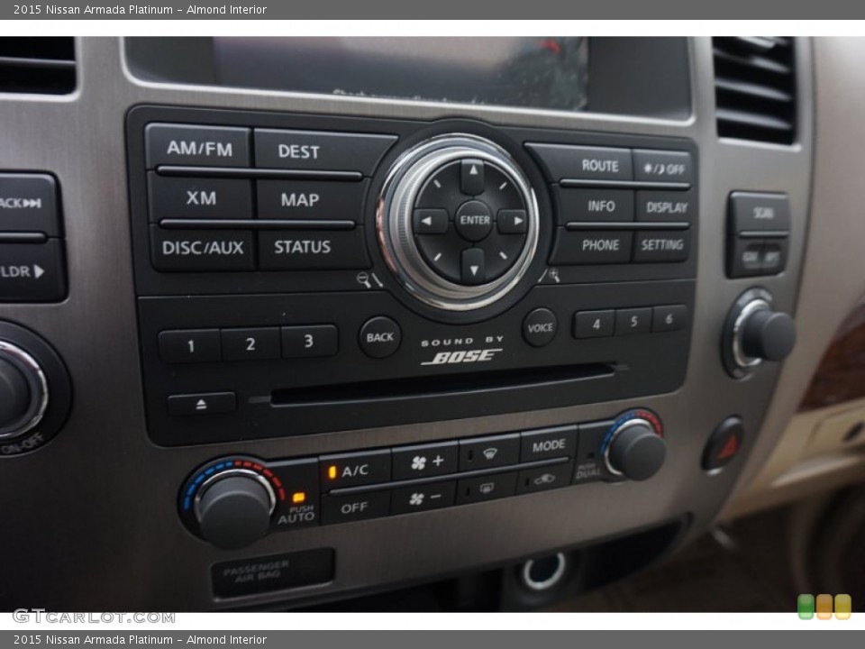 Almond Interior Controls for the 2015 Nissan Armada Platinum #100654186