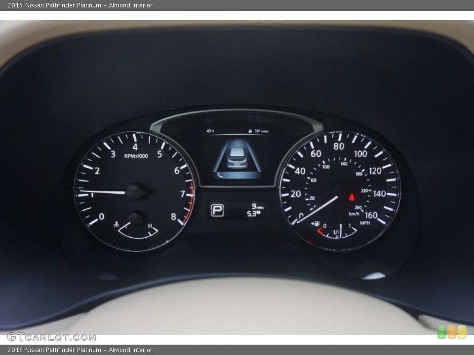 Almond Interior Gauges for the 2015 Nissan Pathfinder Platinum #100655876