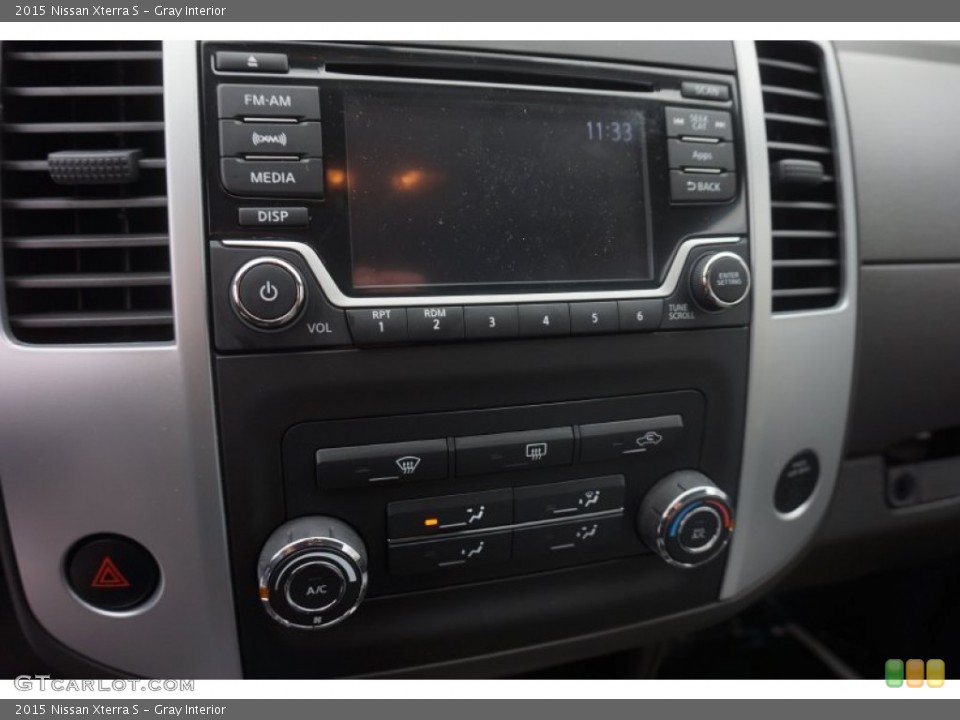 Gray Interior Controls for the 2015 Nissan Xterra S #100658363