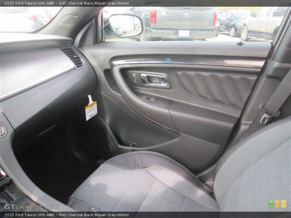 SHO Charcoal Black/Mayan Gray Interior Door Panel for the 2015 Ford Taurus SHO AWD #100666535