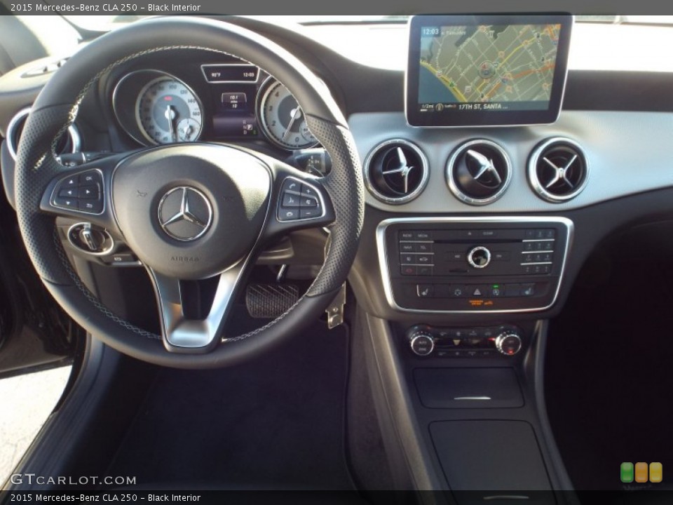 Black Interior Dashboard for the 2015 Mercedes-Benz CLA 250 #100675043