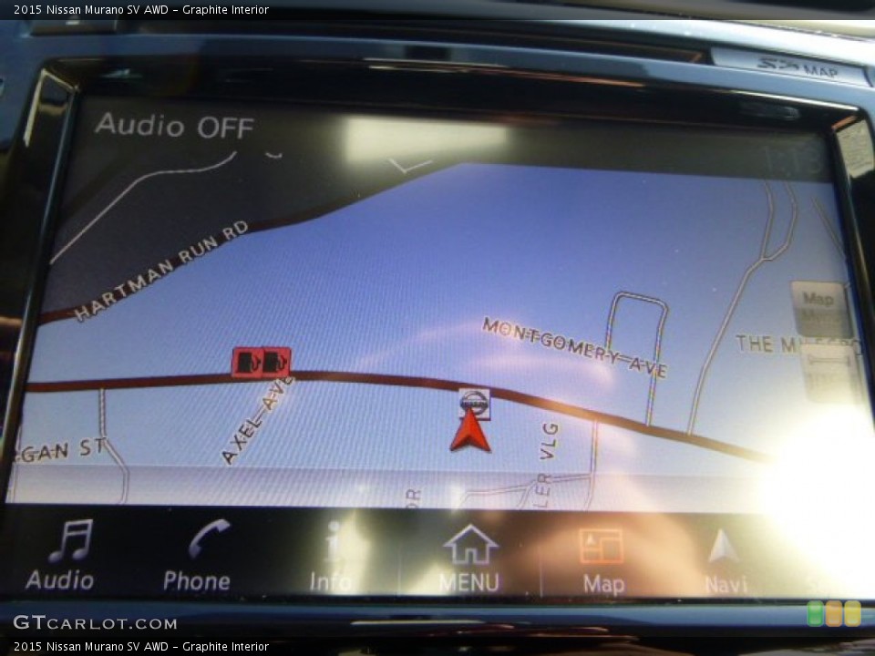Graphite Interior Navigation for the 2015 Nissan Murano SV AWD #100682456