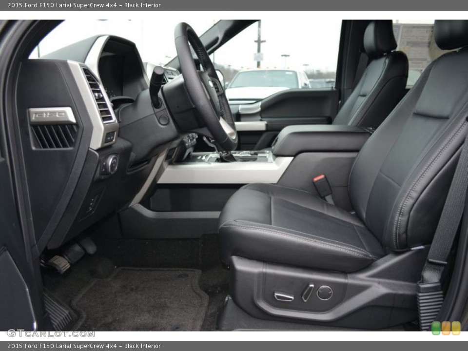 Black Interior Photo for the 2015 Ford F150 Lariat SuperCrew 4x4 #100685159