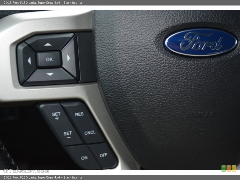Black Interior Controls for the 2015 Ford F150 Lariat SuperCrew 4x4 #100685678