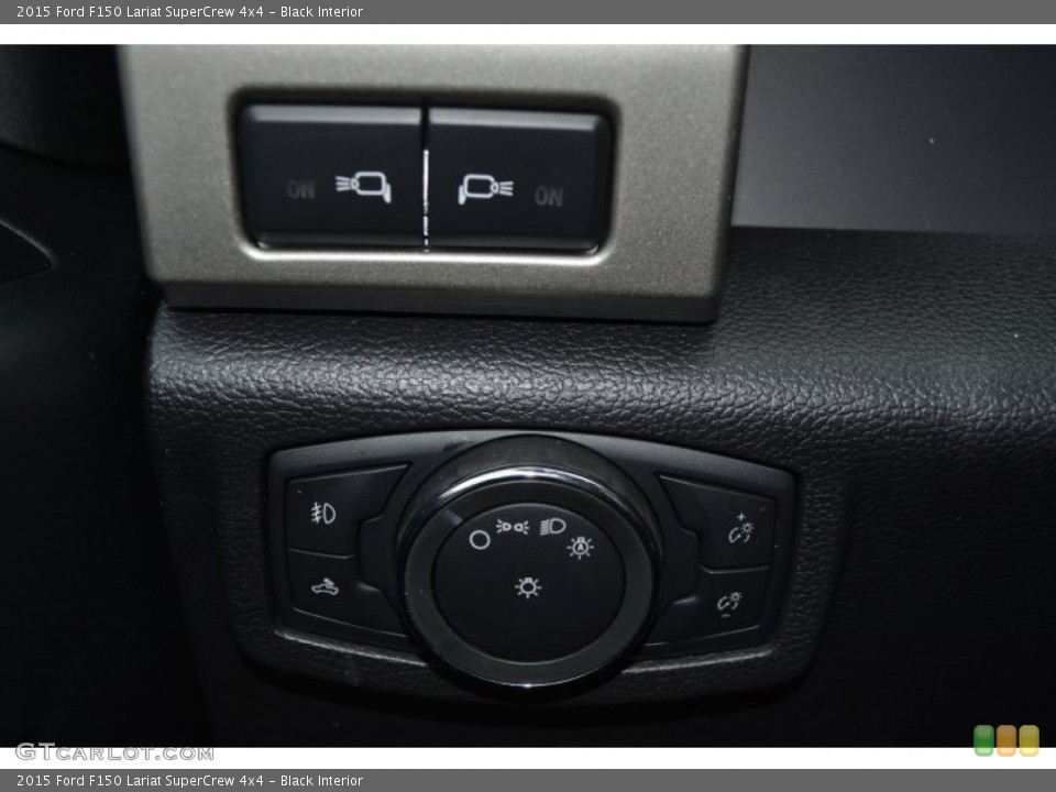 Black Interior Controls for the 2015 Ford F150 Lariat SuperCrew 4x4 #100685744