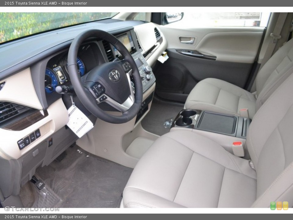 Bisque Interior Prime Interior For The 2015 Toyota Sienna