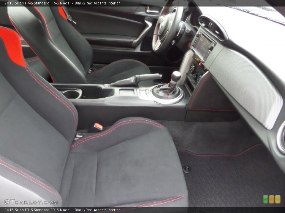 Black/Red Accents Interior Photo for the 2015 Scion FR-S  #100688360