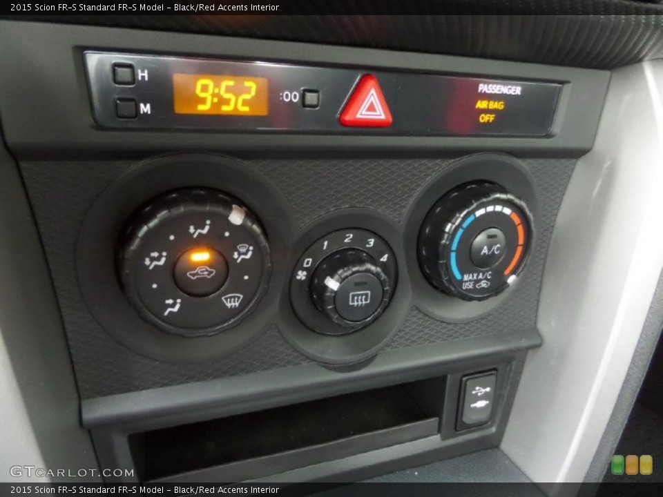 Black/Red Accents Interior Controls for the 2015 Scion FR-S  #100688489