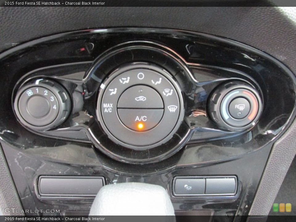 Charcoal Black Interior Controls for the 2015 Ford Fiesta SE Hatchback #100692359