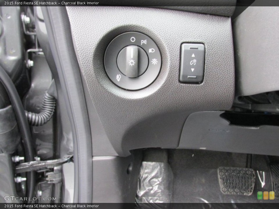 Charcoal Black Interior Controls for the 2015 Ford Fiesta SE Hatchback #100692452