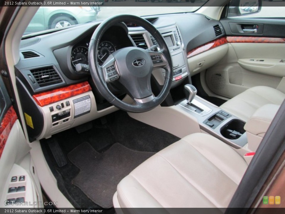 Warm Ivory Interior Photo for the 2012 Subaru Outback 3.6R Limited #100693337