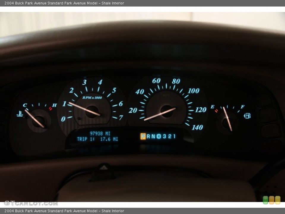 Shale Interior Gauges for the 2004 Buick Park Avenue  #100693724