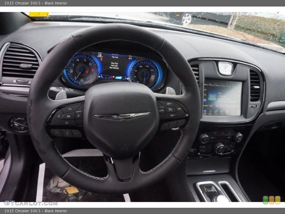 Black Interior Steering Wheel for the 2015 Chrysler 300 S #100694031